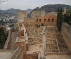 L'Alcazaba de la Alhambra, Grenade, Espagne