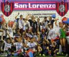 CA San Lorenzo de Almagro, champion du Torneo Inicial 2013, Argentine