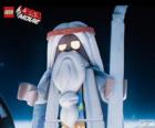 Vitruvius, le vieux sorcier du film, la grande aventure de Lego