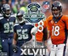 Super Bowl 2014. Seattle Seahawks vs Broncos de Denver. MetLife Stadium, New Jersey, 2 février 2014