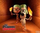 M. Peabody et Sherman dans l'une de leurs aventures en Égypte