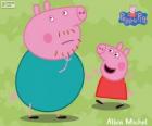 Peppa Pig avec son père