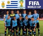 Sélection de l'Uruguay, Groupe D, Brésil 2014