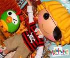 Patch Treasurechest de Lalaloopsy avec son animal de compagnie, un perroquet