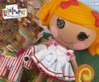 Spot Splatter Splash Lalaloopsy avec son animal de compagnie, un zèbre