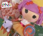 Une poupée Lalaloopsy, Peanut Big Top avec son animal de compagnie, un éléphant