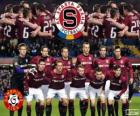 Sparta Prague, champion de la ligue de football tchèque, Gambrinus Liga 2013-2014