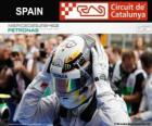 Lewis Hamilton, champion du Grand Prix d'Espagne 2014