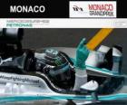 Nico Rosberg fête sa victoire dans le Grand Prix de Monaco 2014
