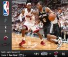 NBA finales de 2014, 3ème partie, San Antonio Spurs 111 - Miami Heat 92