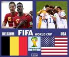 Belgique - États-Unis, huitième de finale, Brésil 2014