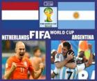 Pays-Bas - Argentine, demi-finales, Brésil 2014