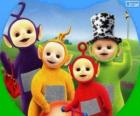 Les Télétubbies : Tinky Winky, Laa-Laa, Po et Dipsy