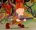 Elmer Fudd, le chasseur qui tente de traquer Bugs Bunny
