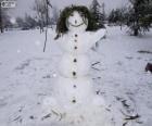 Un amusant bonhomme de neige