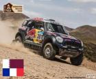 Nasser Al-attiyah et Matthieu Baumel champions voitures Dakar 2015