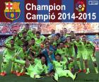 FC Barcelone, champion 2014-2015