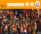 Galatasaray SK, champion de Ligue de Soccer de Turquie Super Lig 2012-2013,