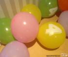 Ballons avec un nombre