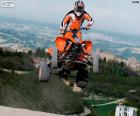 Quad ou VTT sautant