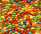 M&M's, petits morceaux de chocolat au lait recouvert de sucre