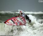 Planche à voile vague