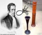 René Laënnec (1781-1826), médecin français, inventeur du stéthoscope