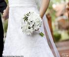 Mariée avec bouquet