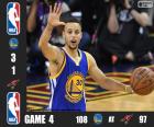 Finale NBA 2016, 4ème partie