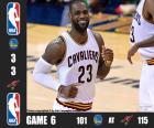 Finale NBA 2016, 6e partie