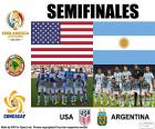 Demi-finales de la Copa América Centenario 2016, USA vs Argentine