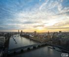 Coucher de soleil à Londres