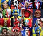 Fait face à des fans de certains pays participant à l’UEFA Euro 2016 en France