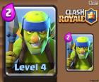 Carte de la Gobelins à lances, sont trois gobelins rapides armés de lances, Clash Royale