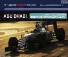 Le pilote Brésilien Felipe Massa lors de sa participation dans le Grand Prix d’Abou Dabi 2016, piloter sa Williams