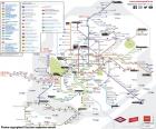Carte du métro de Madrid