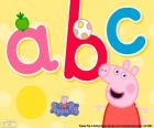 Peppa Pig et les lettres abc