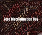 Journée pour la zéro discrimination, 1 mars. Pour finir avec la discrimination et de célébrer la diversité, la tolérance et l’inclusion