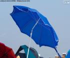 Parasol bleu