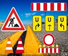 Signalisation de travaux routiers