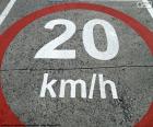 Zone limitée à 20 km/h