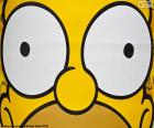 Puzzle grands yeux de Homer Simpson