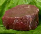 Une coupe de viande de boeuf, viande rouge. Un filet