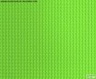Plaque de base verte Lego