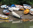 Bateaux sur le rivage