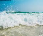 Vagues sur la plage