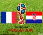 France vs Croatie. Finale de la Coupe du Monde FIFA Russie 2018. Stade olympique Luzhniki, Moscou, 15 juillet 2018