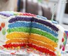 Gâteau couleurs
