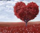 Arbre forme de coeur