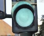 Feu vert, le feu vert indique que vous pouvez passer